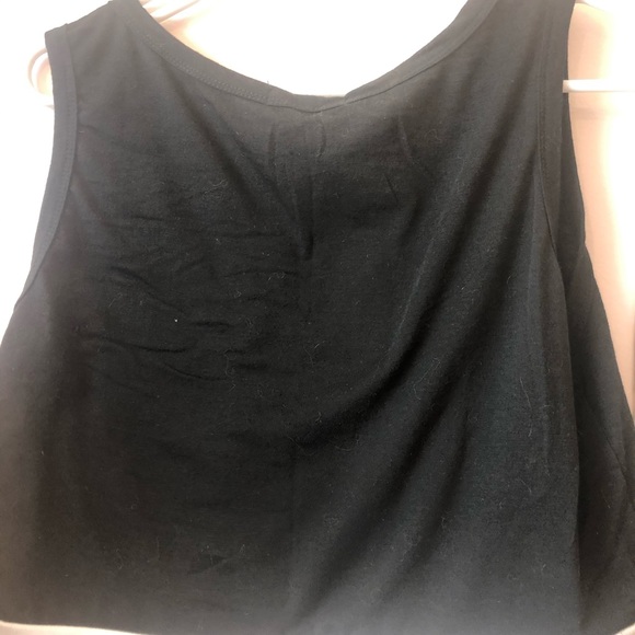 Black crop tank SOFT - Picture 2 of 2